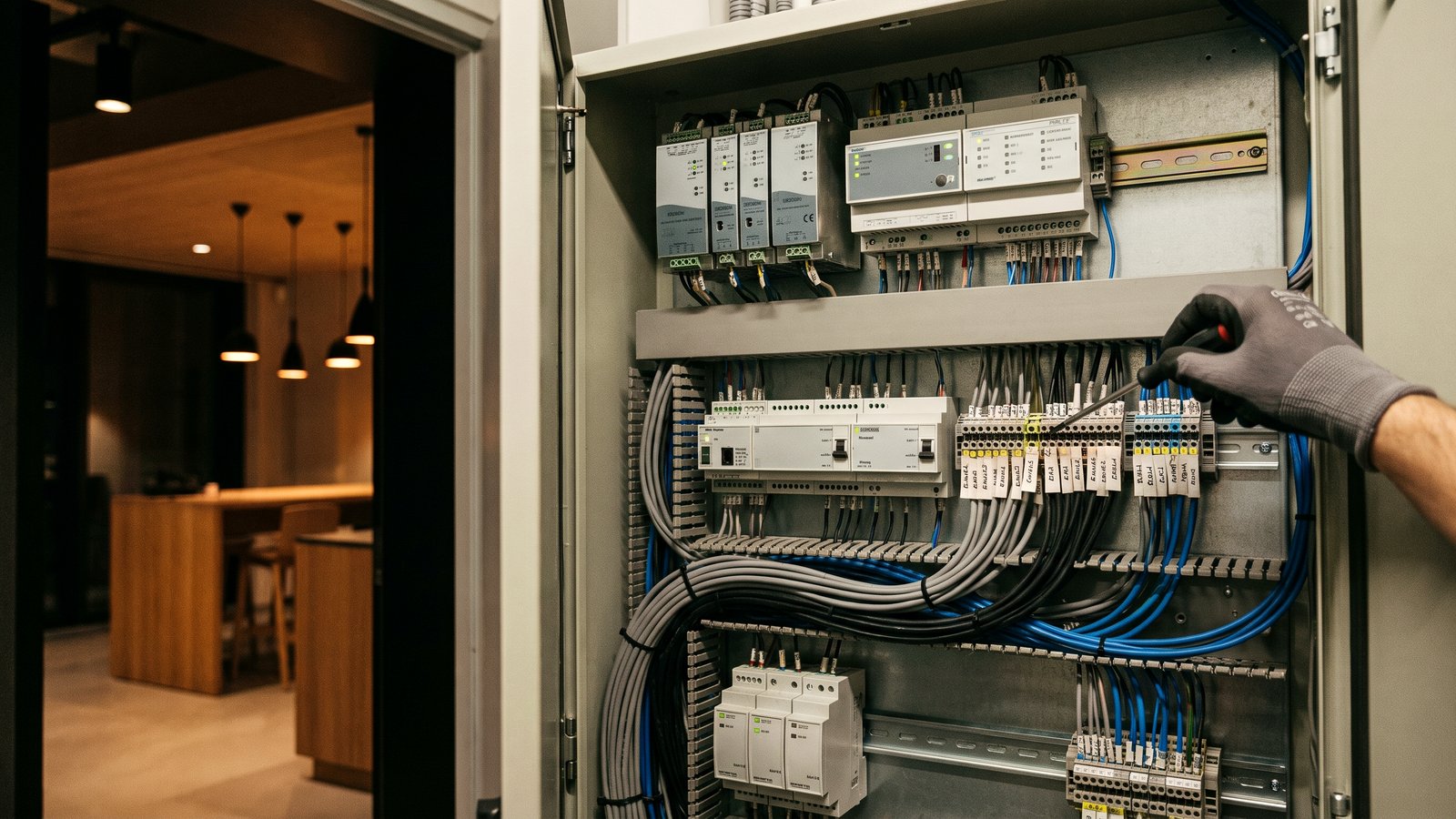 DALI vs TRIAC dimming — two ways to control light levels in an interior