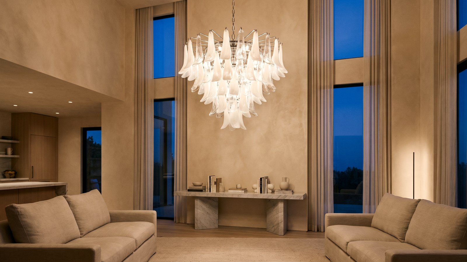 Hand-blown glass pendant lights — how to clean art glass without damage