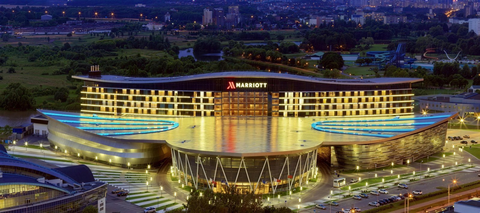 Hotel lighting by zone: lobby, guest rooms, restaurant and spa