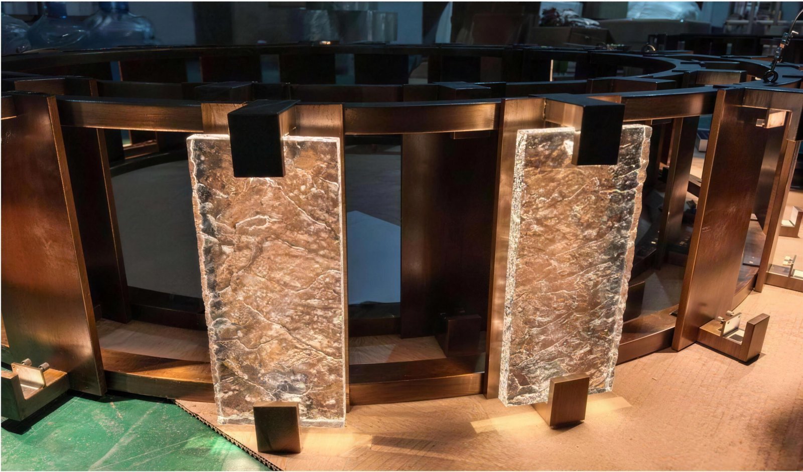 Custom light fixture manufactured from a client reference photo