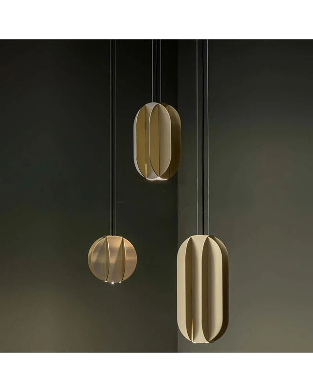 Pendant lamp EL LIGHTING by Rodesigne — brass modern pendant light, custom designer lighting by RODESIGNE