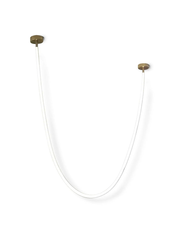 Pendant lamp HOOP by Rodesigne — brass modern pendant light, custom designer lighting by RODESIGNE