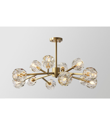 Chandelier DENOLIA by Rodesigne — brass designer chandelier, custom lighting by RODESIGNE