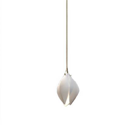 Pendant lamp MAGNOLIA FLOWER by Rodesigne — brass modern pendant light, custom designer lighting by RODESIGNE