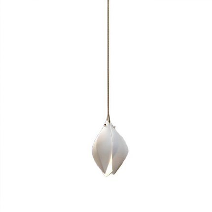 Pendant lamp MAGNOLIA FLOWER by Rodesigne — brass modern pendant light, custom designer lighting by RODESIGNE