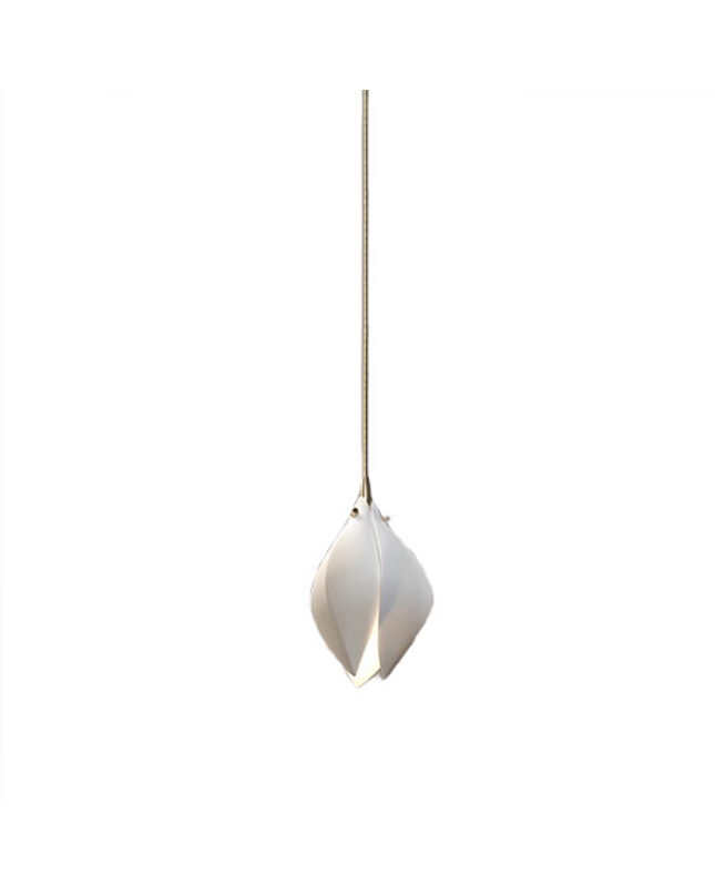 Pendant lamp MAGNOLIA FLOWER by Rodesigne — brass modern pendant light, custom designer lighting by RODESIGNE