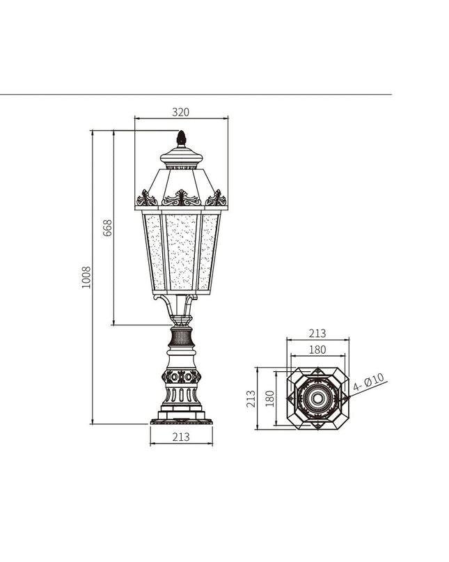 Street lantern DV-DHB-1224 by RODESIGNE