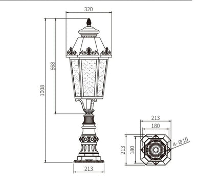 Street lantern DV-DHB-1224 by RODESIGNE