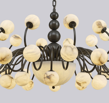 Chandelier EVERETT — designer chandelier, custom lighting by RODESIGNE