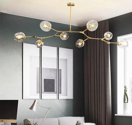 Chandelier ESQUARE — designer chandelier, custom lighting by RODESIGNE