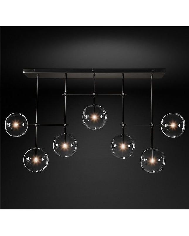 Chandelier MOBLINE by Rodesigne — glass designer chandelier, custom lighting by RODESIGNE