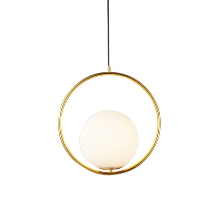 Pendant Light HOOP CIRCLE — modern pendant light, custom designer lighting by RODESIGNE