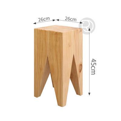 Side table PINU by Rodesigne