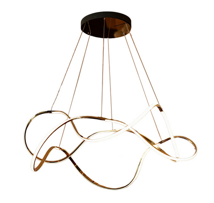 Chandelier LINJER — designer chandelier, custom lighting by RODESIGNE