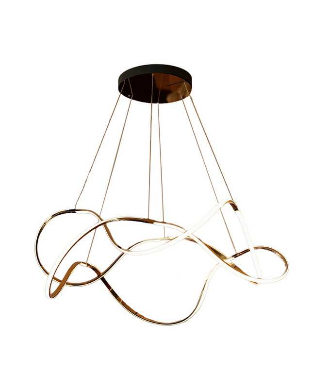 Chandelier LINJER — designer chandelier, custom lighting by RODESIGNE