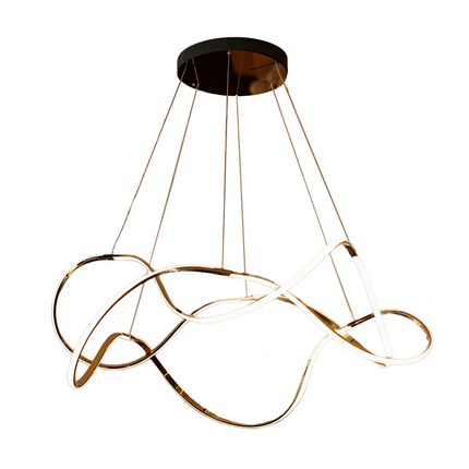 Chandelier LINJER — designer chandelier, custom lighting by RODESIGNE