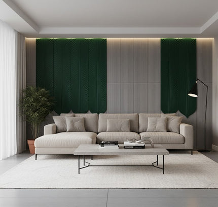 Panel FEATHER STONE SNAB — decorative acoustic wall panel, sound absorption by RODESIGNE