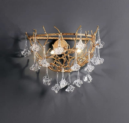 Wall Sconce VIAMARA — brass wall sconce lamp, designer lighting by RODESIGNE
