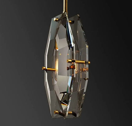 Pendant lamp FRANCAIX by Rodesigne — brass modern pendant light, custom designer lighting by RODESIGNE