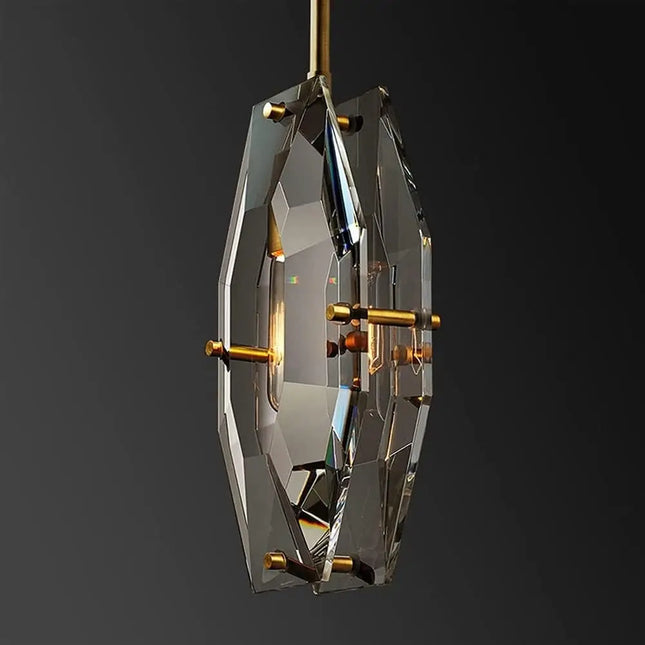Pendant lamp FRANCAIX by Rodesigne — brass modern pendant light, custom designer lighting by RODESIGNE