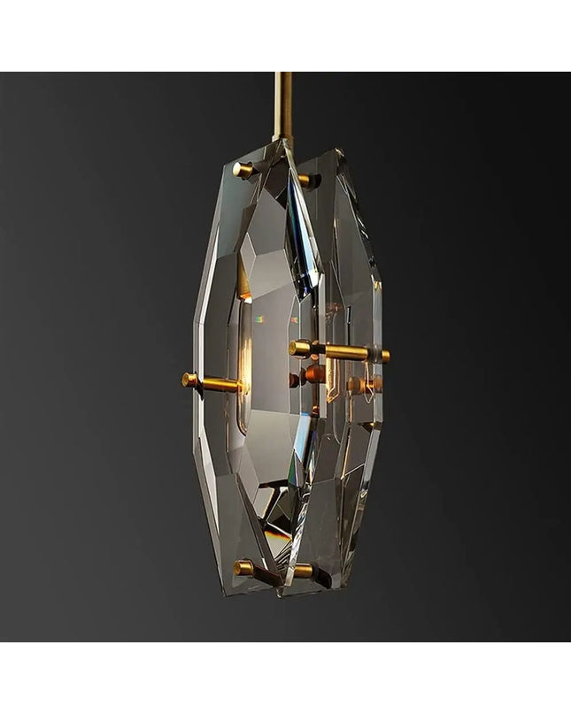 Pendant lamp FRANCAIX by Rodesigne — brass modern pendant light, custom designer lighting by RODESIGNE