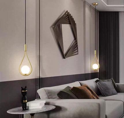 Pendant Light CURVELUX — modern pendant light, custom designer lighting by RODESIGNE