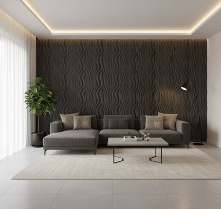 Panel FREE WIND — decorative acoustic wall panel, sound absorption by RODESIGNE
