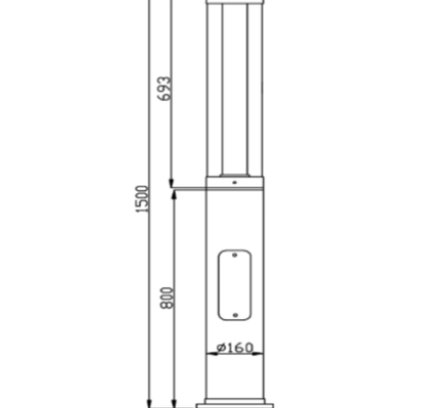 Bollard light POST PREMIUM by RODESIGNE