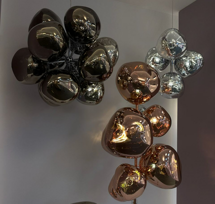 Chandelier PIERO by Rodesigne — glass designer chandelier, custom lighting by RODESIGNE