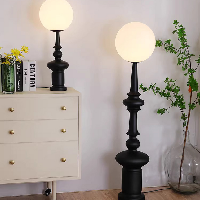Floor lamp MISSE by Rodesigne — glass designer floor lamp by RODESIGNE