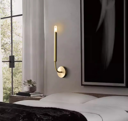 Wall lamp (Sconce) QUENOUILLES by Rodesigne — brass wall sconce lamp, designer lighting by RODESIGNE