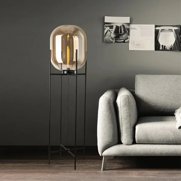 Floor lamp EDA by Rodesigne — glass designer floor lamp by RODESIGNE