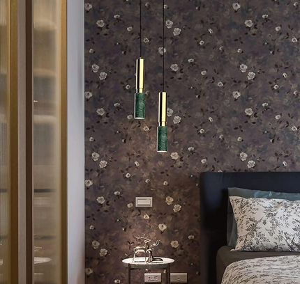 Pendant lamp COBLE by Rodesigne — brass modern pendant light, custom designer lighting by RODESIGNE
