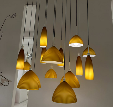 Pendant lamp ALLIOUS by Rodesigne — glass modern pendant light, custom designer lighting by RODESIGNE