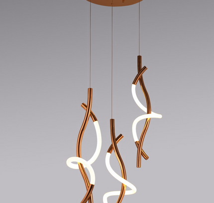 Pendant lamp ORETTI by Rodesigne — brass modern pendant light, custom designer lighting by RODESIGNE