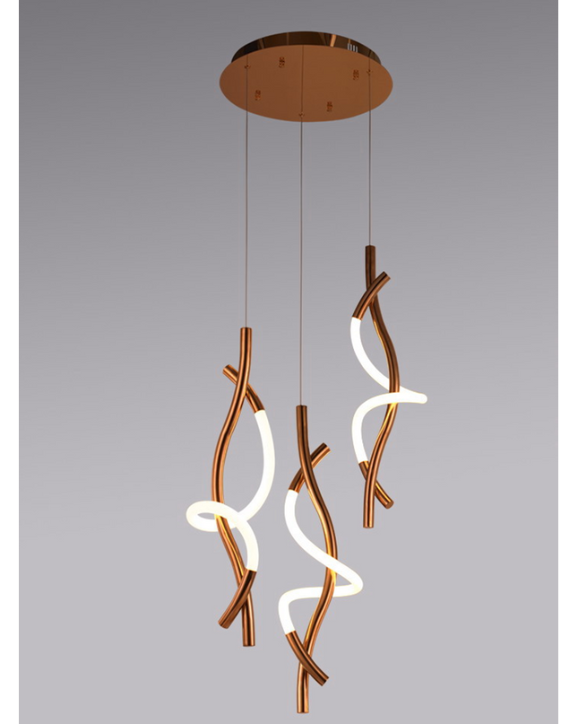 Pendant lamp ORETTI by Rodesigne — brass modern pendant light, custom designer lighting by RODESIGNE