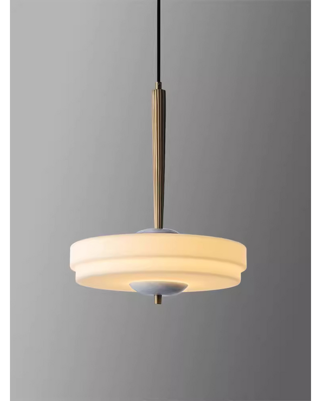 Pendant lamp HEL by Rodesigne — brass modern pendant light, custom designer lighting by RODESIGNE