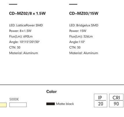 Recessed Light MOBIUS-02 — recessed light, technical lighting by RODESIGNE