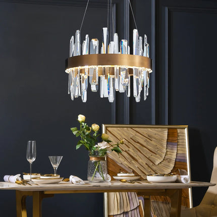 Chandelier RASSERO by Rodesigne — brass designer chandelier, custom lighting by RODESIGNE
