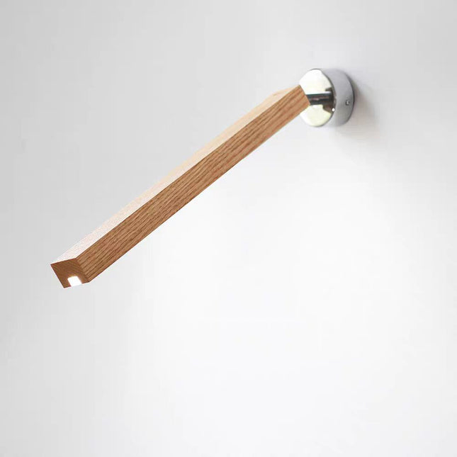 Wall Sconce BASTONE — wood wall sconce lamp, designer lighting by RODESIGNE
