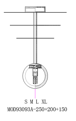 Ceiling Light DEA — ceiling light fixture, designer lighting by RODESIGNE