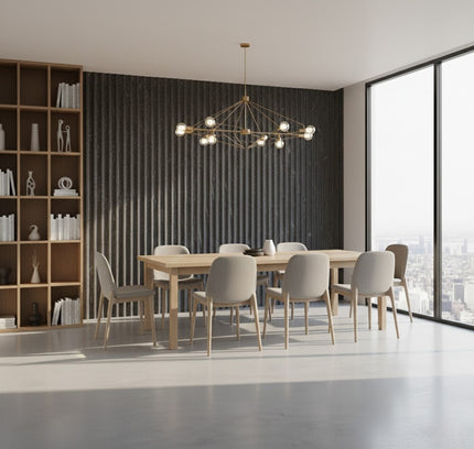 Wall Panel LINE STONE BOARD — decorative acoustic wall panel, sound absorption by RODESIGNE
