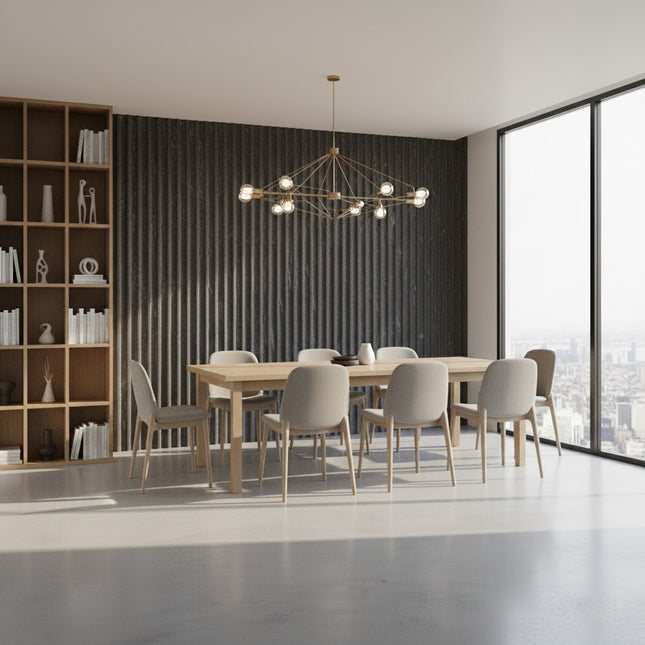 Wall Panel LINE STONE BOARD — decorative acoustic wall panel, sound absorption by RODESIGNE