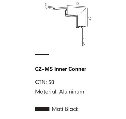 Connector Module ROCCA-MS — track lighting accessory, technical lighting by RODESIGNE