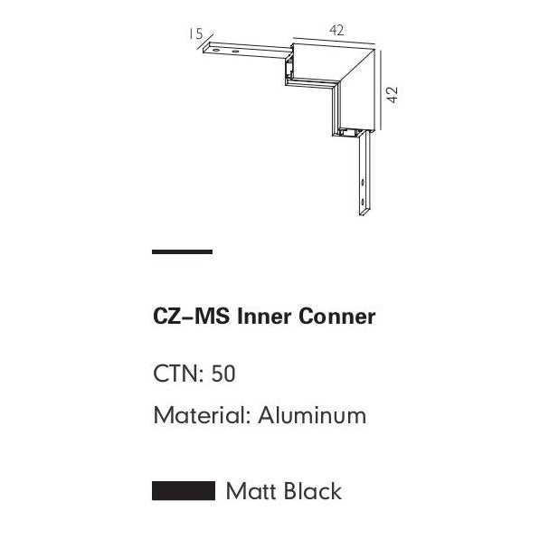 Connector Module ROCCA-MS — track lighting accessory, technical lighting by RODESIGNE