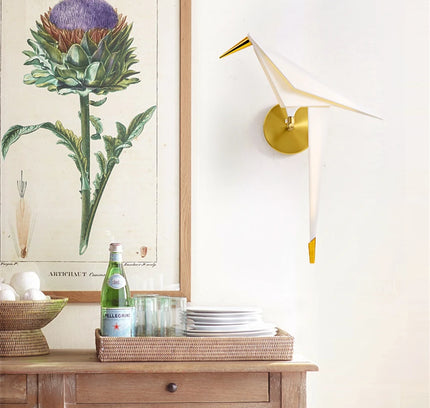 Wall Sconce BIRDY PEARCH — brass wall sconce lamp, designer lighting by RODESIGNE