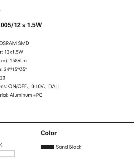 Track Light PRATO-05