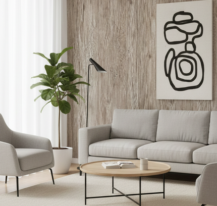 Wall Panel ANCIENT WOOD BOARD — decorative acoustic wall panel, sound absorption by RODESIGNE