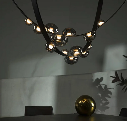 Chandelier BELT — designer chandelier, custom lighting by RODESIGNE