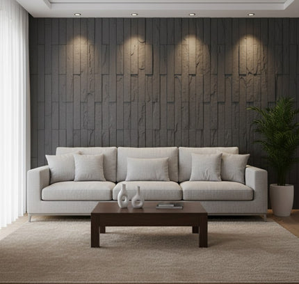 Wall Panel MURETTO STONE — decorative acoustic wall panel, sound absorption by RODESIGNE